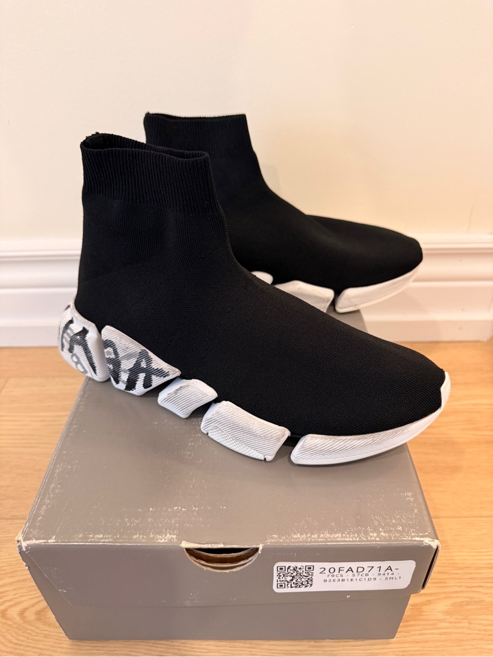 Balenciaga Black Speed Trainer Sock Sneaker
